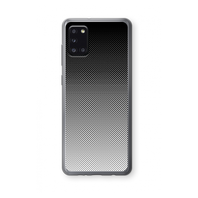 Musketon Halftone: Samsung Galaxy A31 Transparant Hoesje