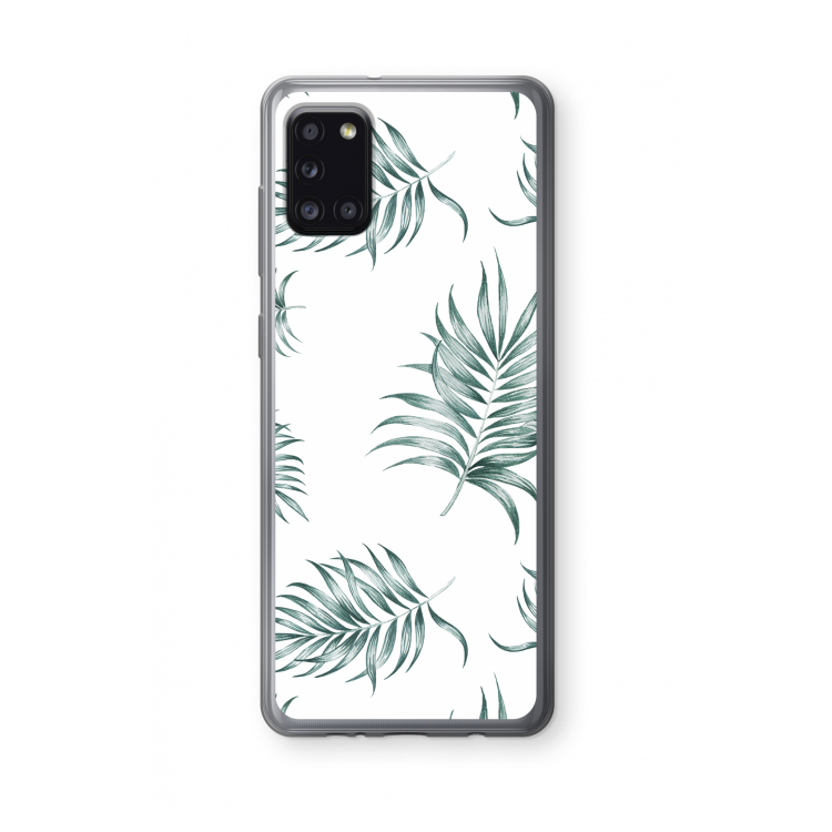 Simple leaves: Samsung Galaxy A31 Transparant Hoesje