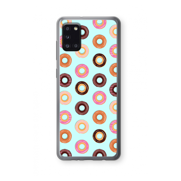 Donuts: Samsung Galaxy A31 Transparant Hoesje