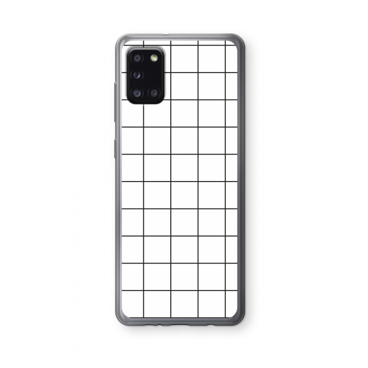 Rooster: Samsung Galaxy A31 Transparant Hoesje