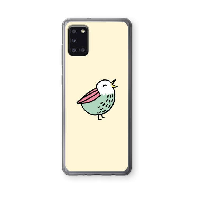 Birdy: Samsung Galaxy A31 Transparant Hoesje