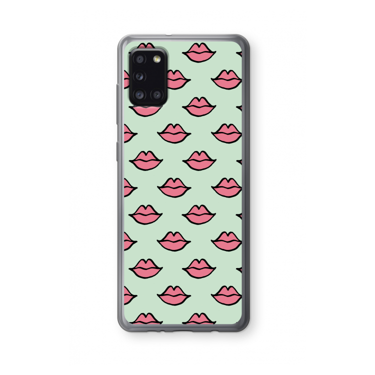 Lipjes: Samsung Galaxy A31 Transparant Hoesje