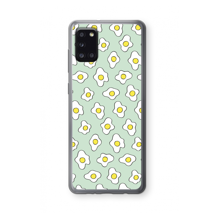 Spiegeleitjes: Samsung Galaxy A31 Transparant Hoesje