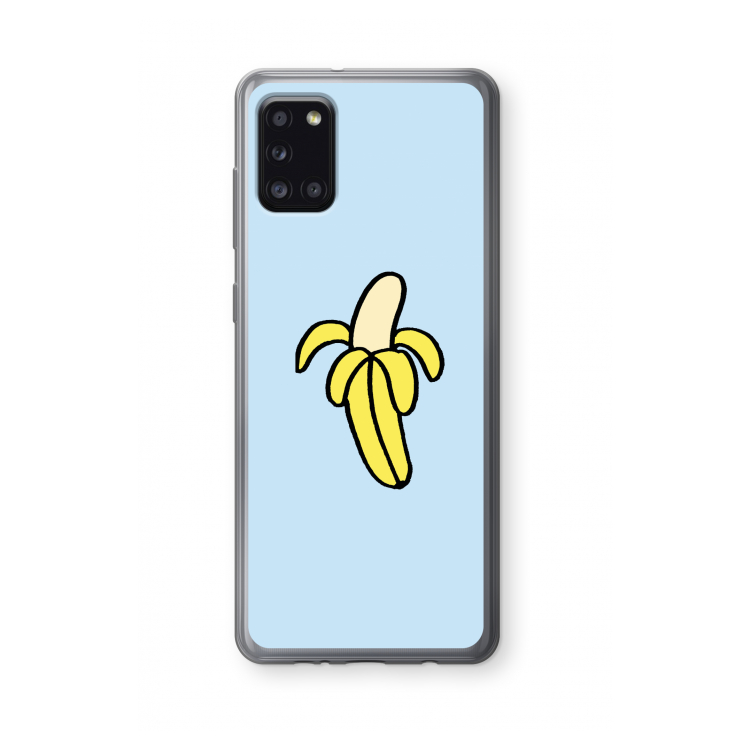 Banana: Samsung Galaxy A31 Transparant Hoesje