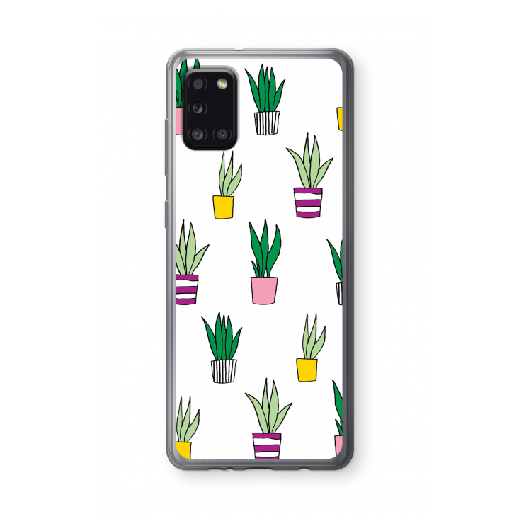 Sanseveria: Samsung Galaxy A31 Transparant Hoesje