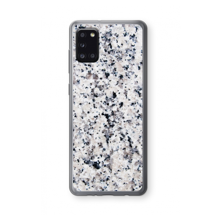 Gespikkelde marmer: Samsung Galaxy A31 Transparant Hoesje