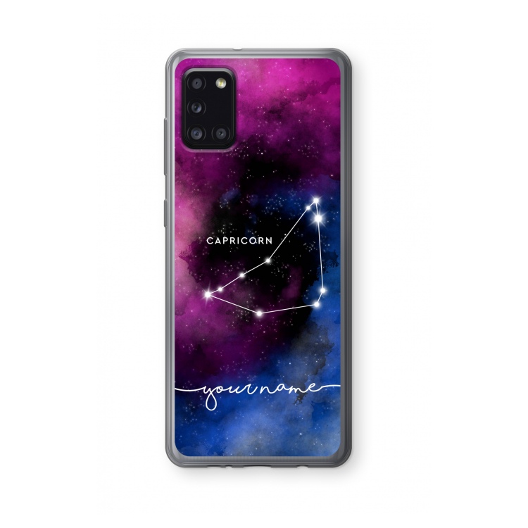 Sterrenbeeld - Donker: Samsung Galaxy A31 Transparant Hoesje
