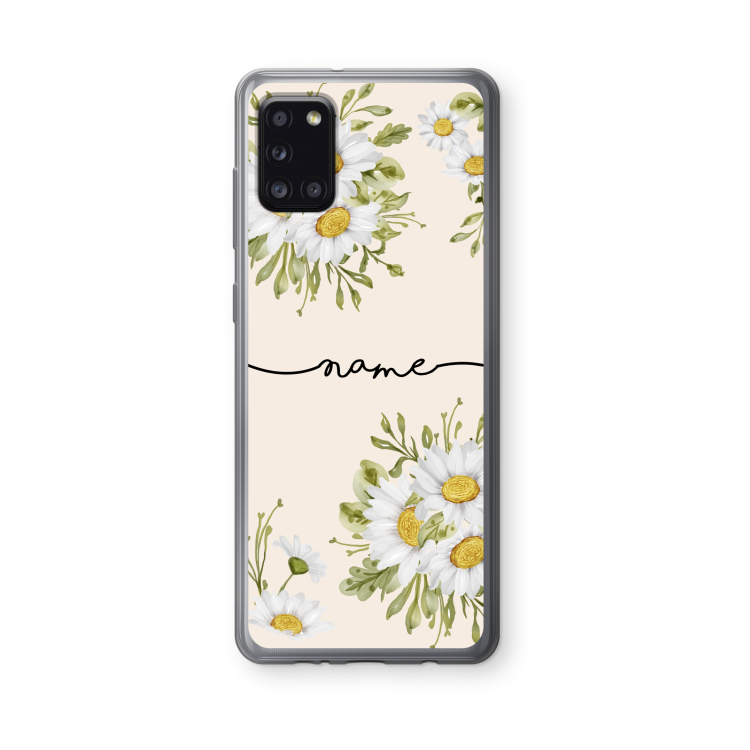 Daisies: Samsung Galaxy A31 Transparant Hoesje