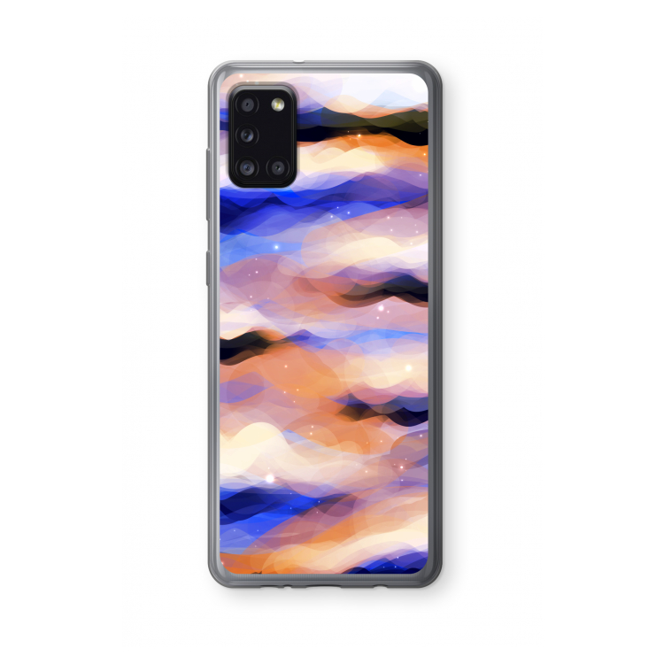 Donkere Wolken: Samsung Galaxy A31 Transparant Hoesje