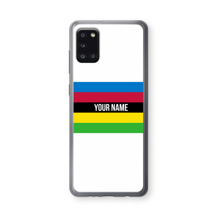 WK Wielrennen: Samsung Galaxy A31 Transparant Hoesje