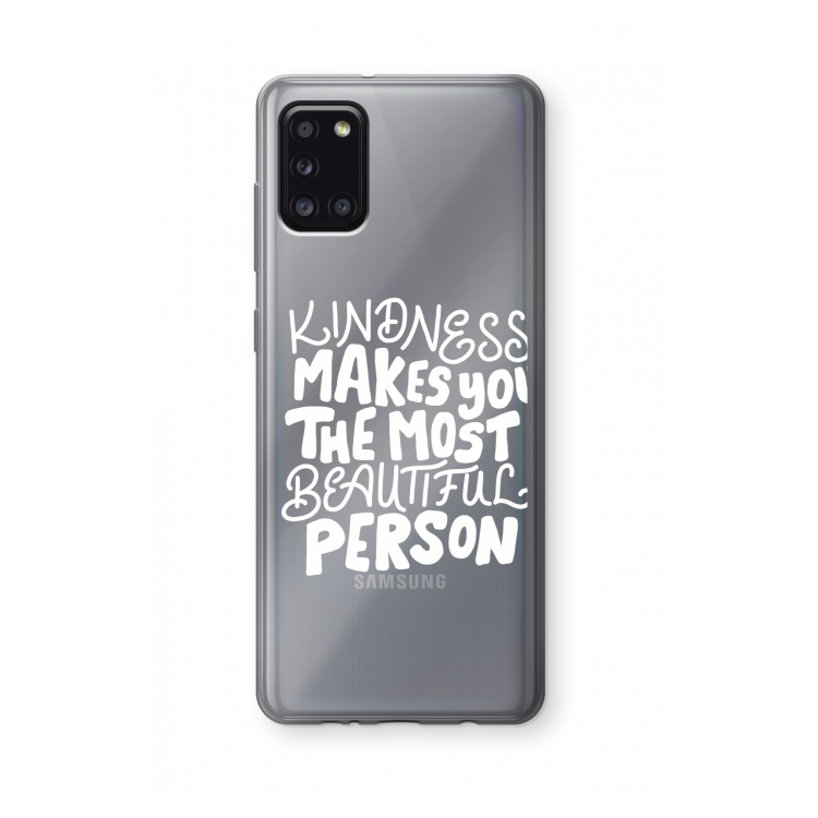 The prettiest: Samsung Galaxy A31 Transparant Hoesje