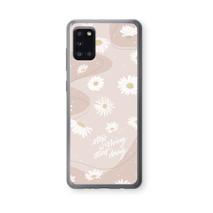 Daydreaming becomes reality: Samsung Galaxy A31 Transparant Hoesje