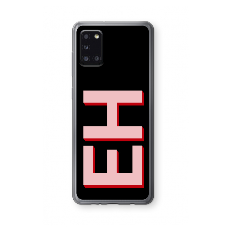 Monogram: Samsung Galaxy A31 Transparant Hoesje