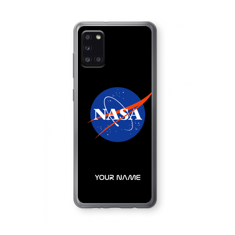 NASA: Samsung Galaxy A31 Transparant Hoesje