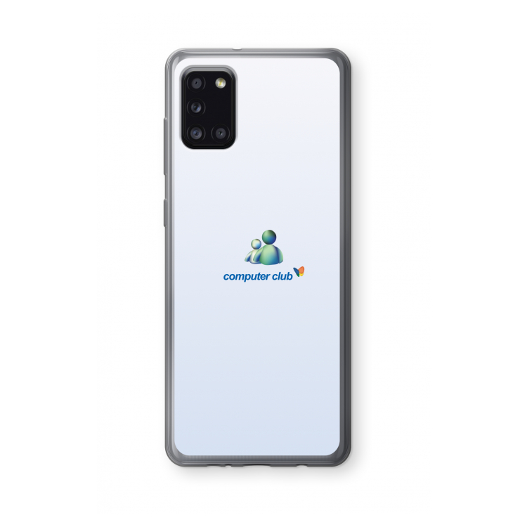 MSN: Samsung Galaxy A31 Transparant Hoesje