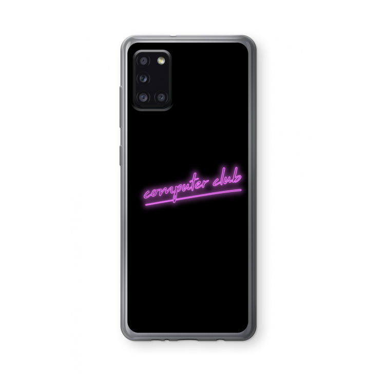 Vice Black: Samsung Galaxy A31 Transparant Hoesje