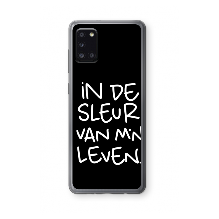 De Sleur: Samsung Galaxy A31 Transparant Hoesje