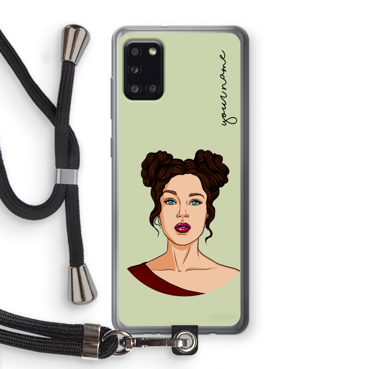 Pop-Art Creator: Samsung Galaxy A31 Transparant Hoesje met koord