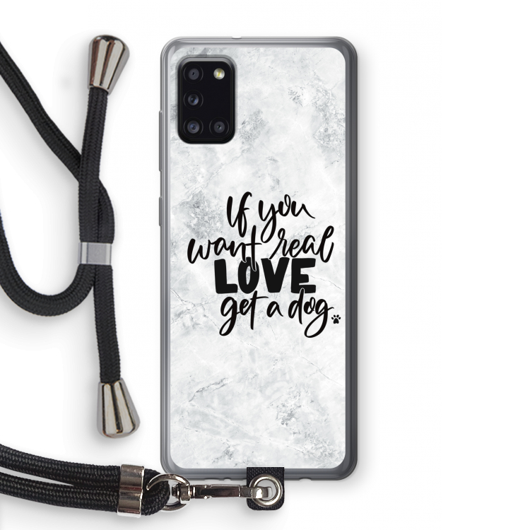 Partner in crime: Samsung Galaxy A31 Transparant Hoesje met koord