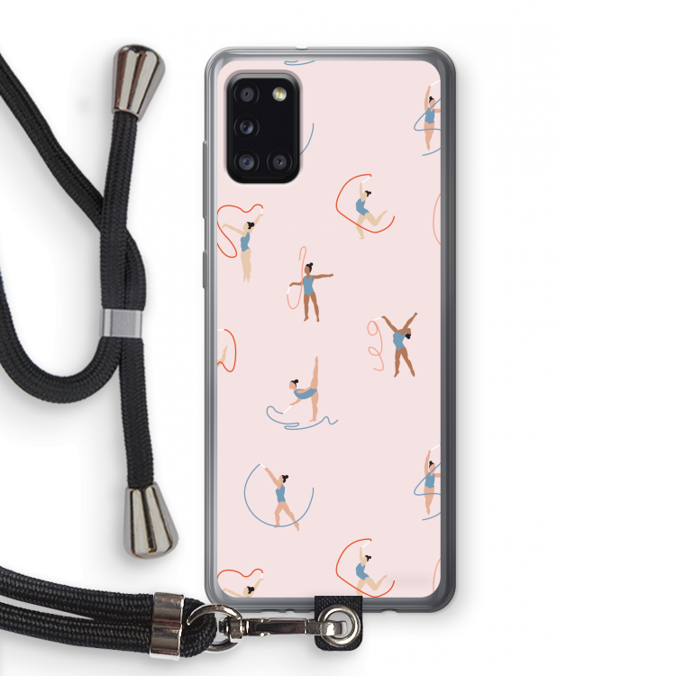 Dancing #3: Samsung Galaxy A31 Transparant Hoesje met koord