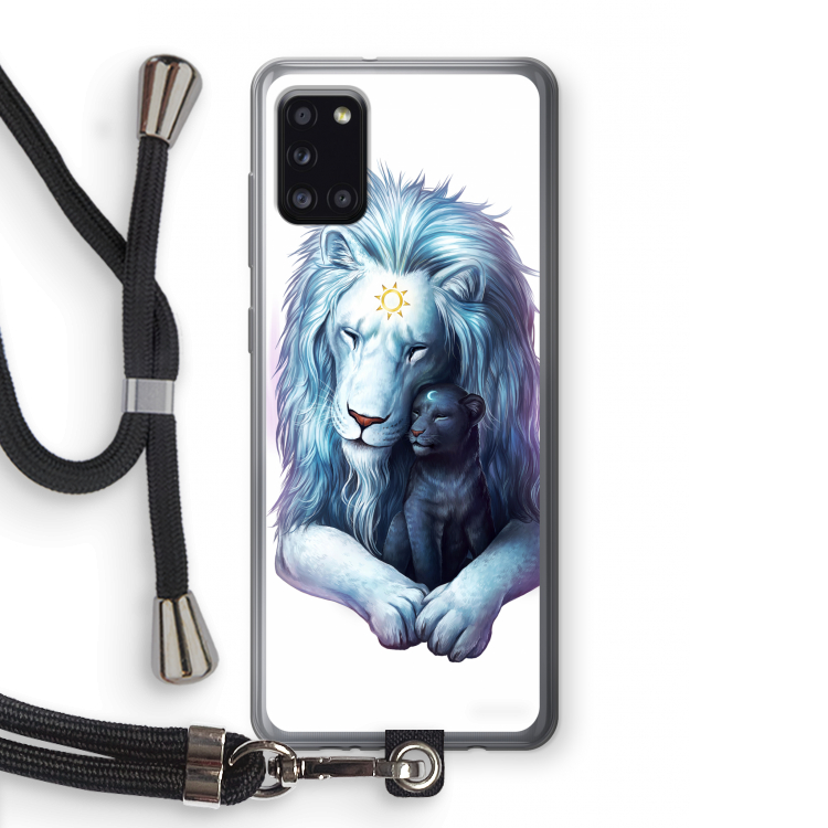 Child Of Light: Samsung Galaxy A31 Transparant Hoesje met koord