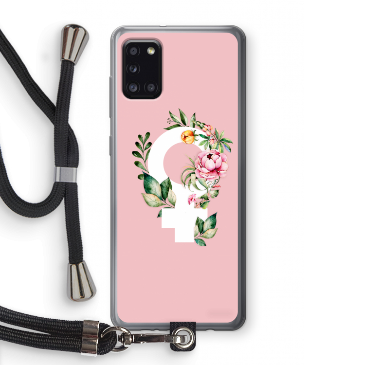 Venus: Samsung Galaxy A31 Transparant Hoesje met koord