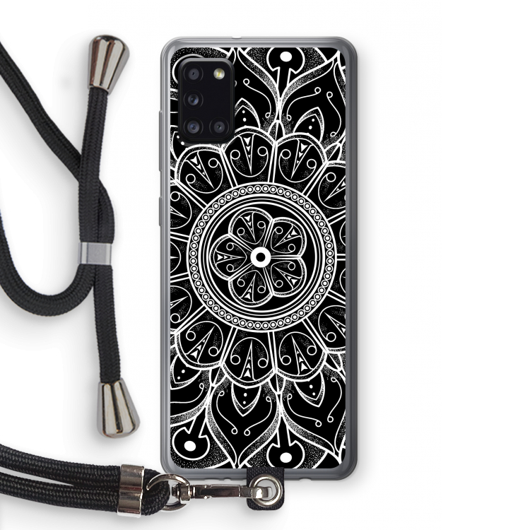 Roses Are Red: Samsung Galaxy A31 Transparant Hoesje met koord
