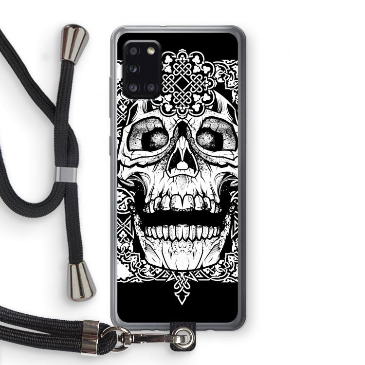 Seek & Destroy: Samsung Galaxy A31 Transparant Hoesje met koord