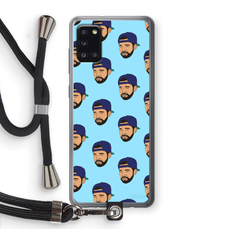 Drake Away: Samsung Galaxy A31 Transparant Hoesje met koord