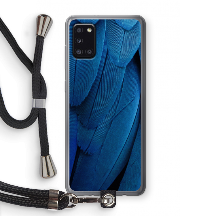 Pauw: Samsung Galaxy A31 Transparant Hoesje met koord