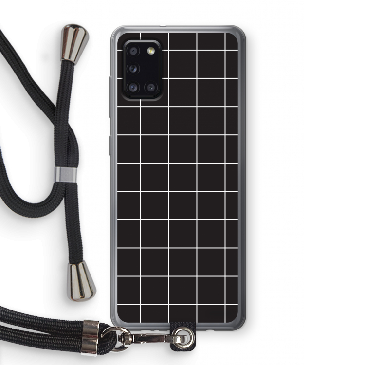 Rooster 2: Samsung Galaxy A31 Transparant Hoesje met koord
