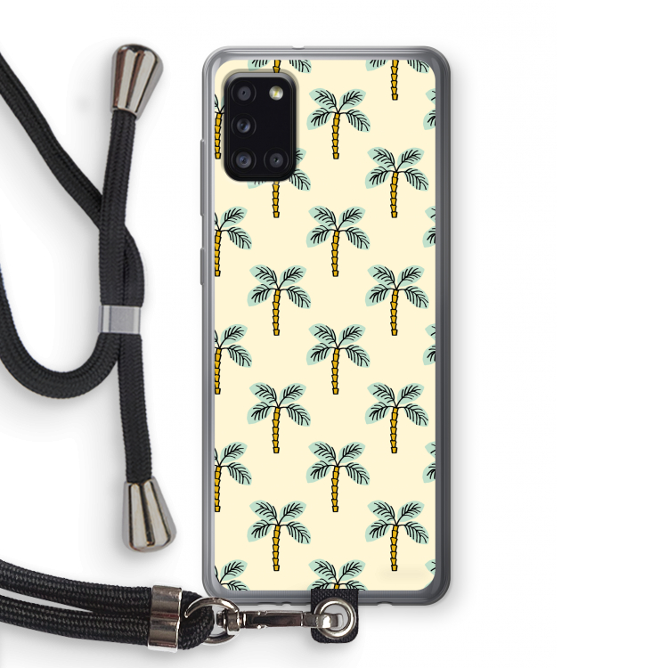 Paradise: Samsung Galaxy A31 Transparant Hoesje met koord