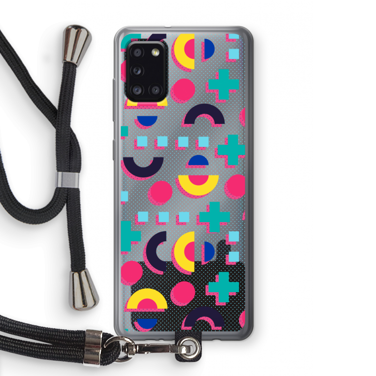 8-bit N°2: Samsung Galaxy A31 Transparant Hoesje met koord