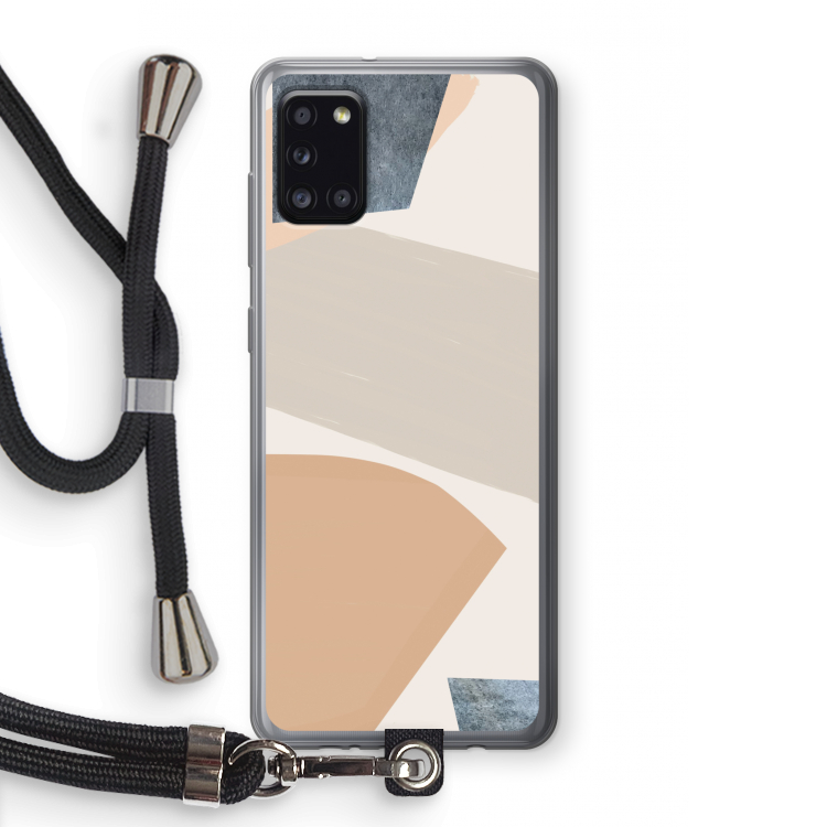 Formo: Samsung Galaxy A31 Transparant Hoesje met koord