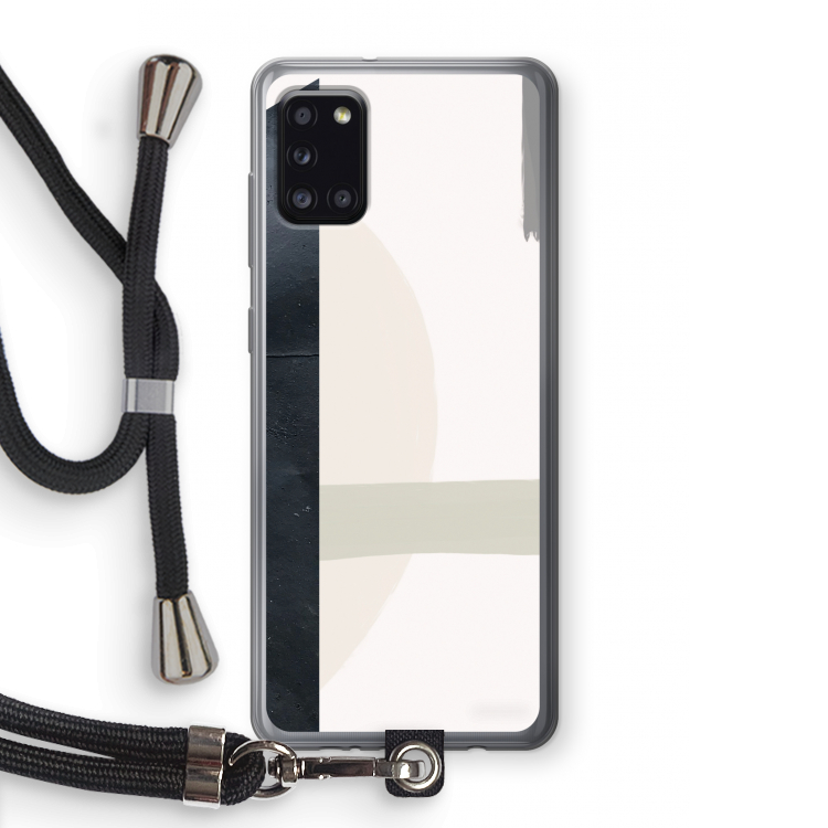 Baca: Samsung Galaxy A31 Transparant Hoesje met koord