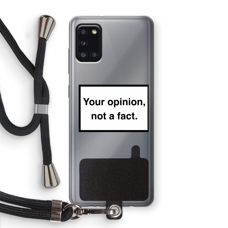 Your opinion: Samsung Galaxy A31 Transparant Hoesje met koord