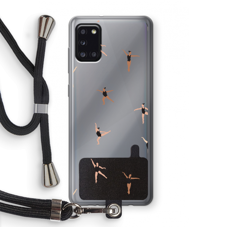 Dancing #1: Samsung Galaxy A31 Transparant Hoesje met koord