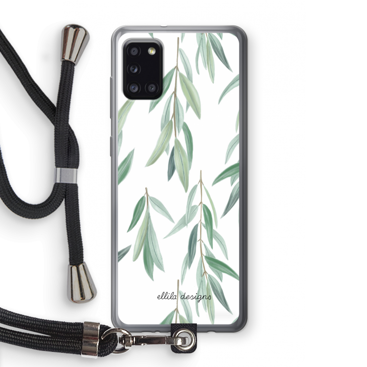 Branch up your life: Samsung Galaxy A31 Transparant Hoesje met koord