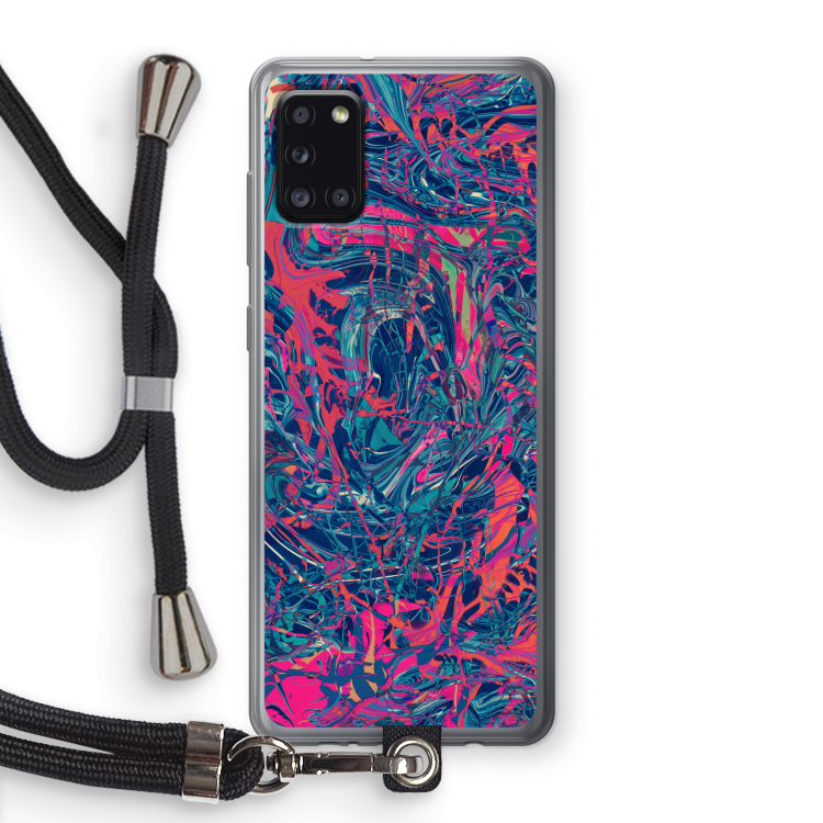 Sleeping Dreams: Samsung Galaxy A31 Transparant Hoesje met koord