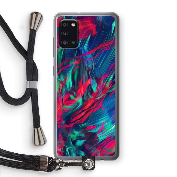 Pilgrims Of The Sea: Samsung Galaxy A31 Transparant Hoesje met koord