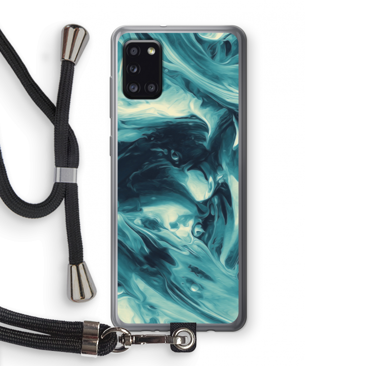 Dreaming About Whales: Samsung Galaxy A31 Transparant Hoesje met koord