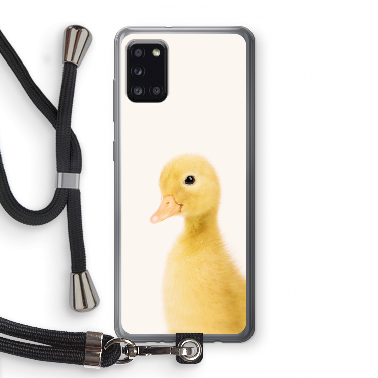 Duke: Samsung Galaxy A31 Transparant Hoesje met koord