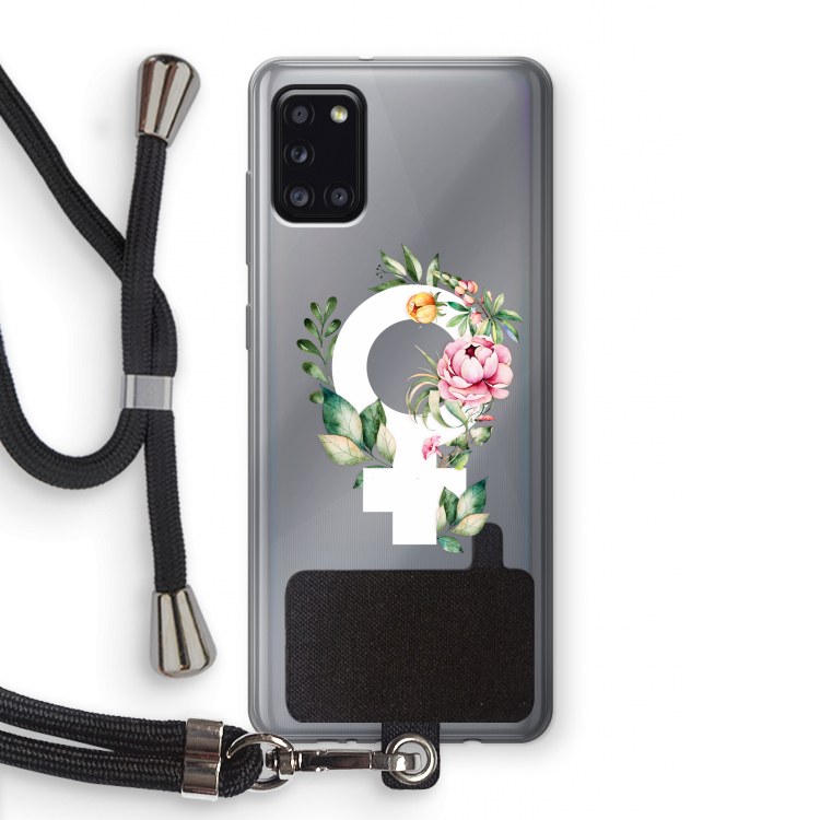 Venus: Samsung Galaxy A31 Transparant Hoesje met koord