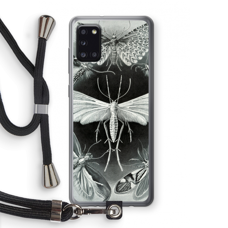 Haeckel Tineida: Samsung Galaxy A31 Transparant Hoesje met koord