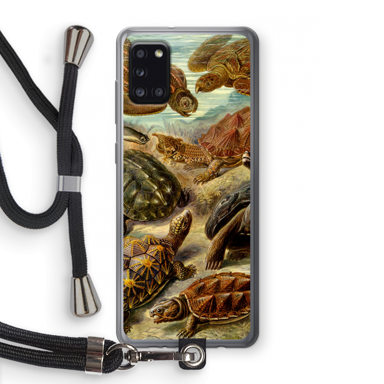 Haeckel Chelonia: Samsung Galaxy A31 Transparant Hoesje met koord