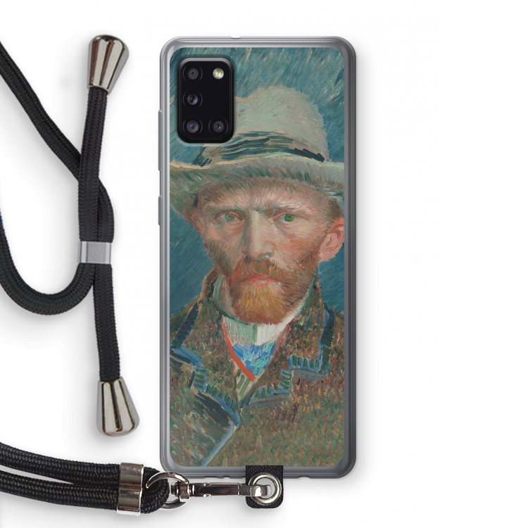 Van Gogh: Samsung Galaxy A31 Transparant Hoesje met koord