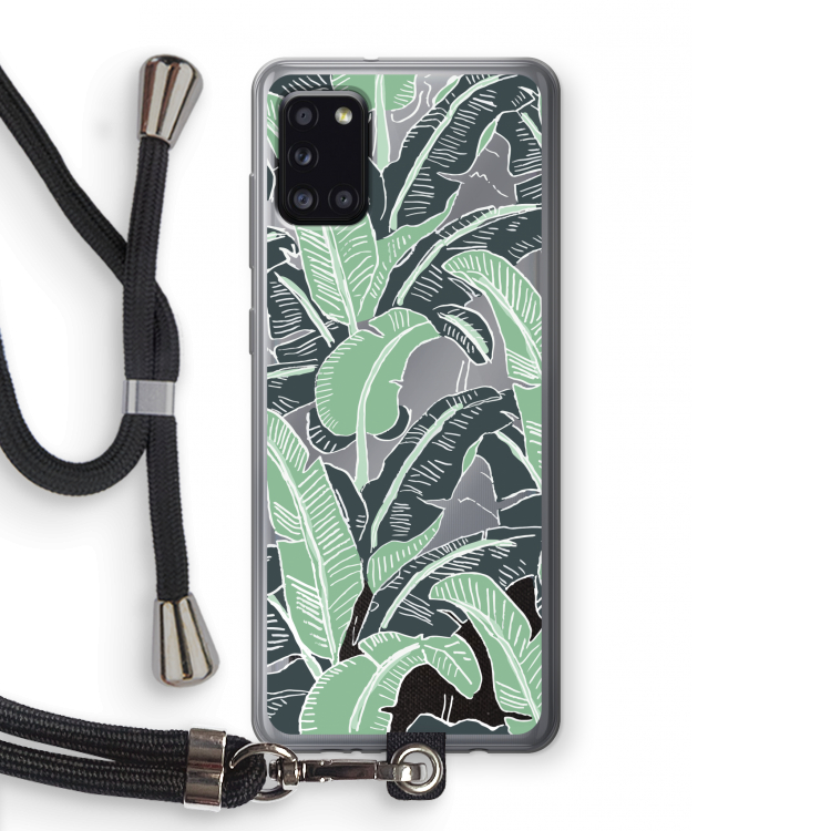 This Sh*t Is Bananas: Samsung Galaxy A31 Transparant Hoesje met koord