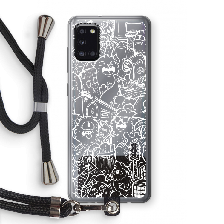 Vexx City #2: Samsung Galaxy A31 Transparant Hoesje met koord