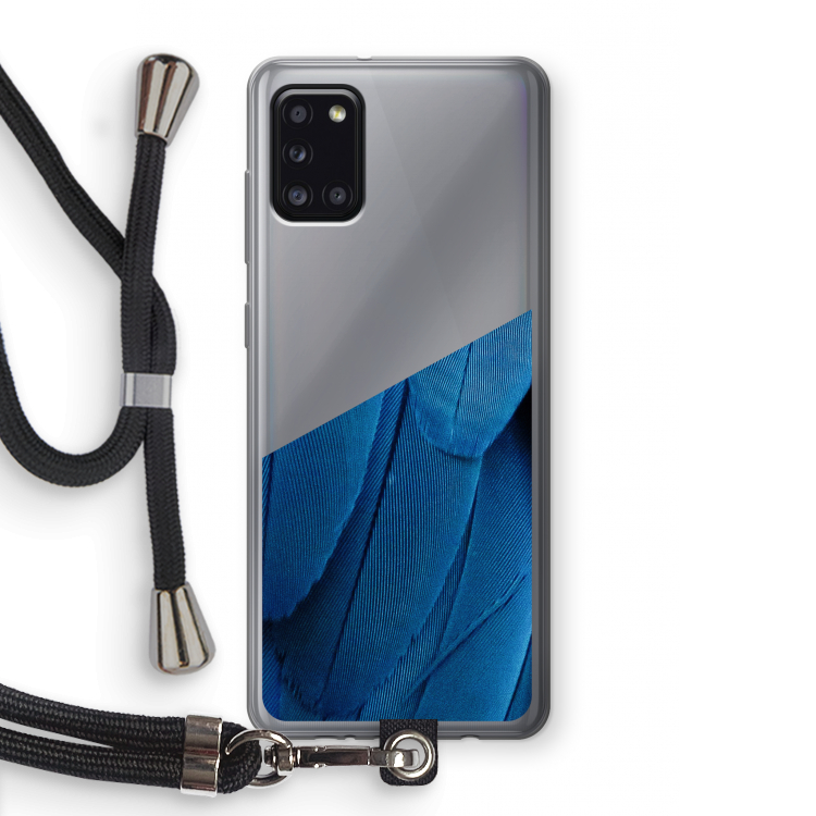 Pauw: Samsung Galaxy A31 Transparant Hoesje met koord