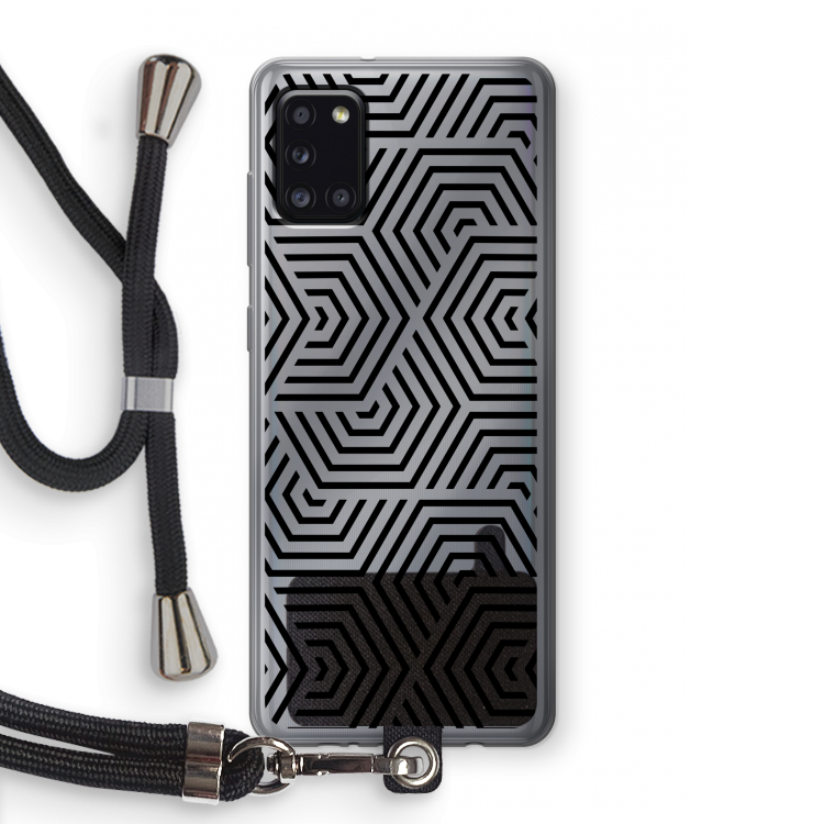Magic pattern: Samsung Galaxy A31 Transparant Hoesje met koord